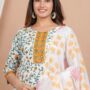 Ethnic Dress Floral Print Kurta, Trouser Multi color